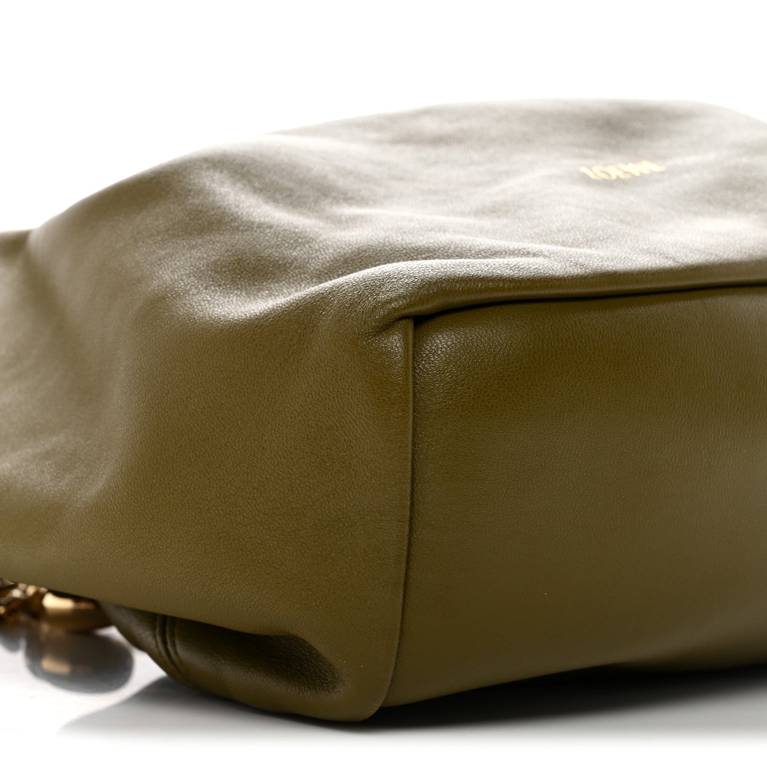 Mellow Nappa Small Squeeze Bag Olive