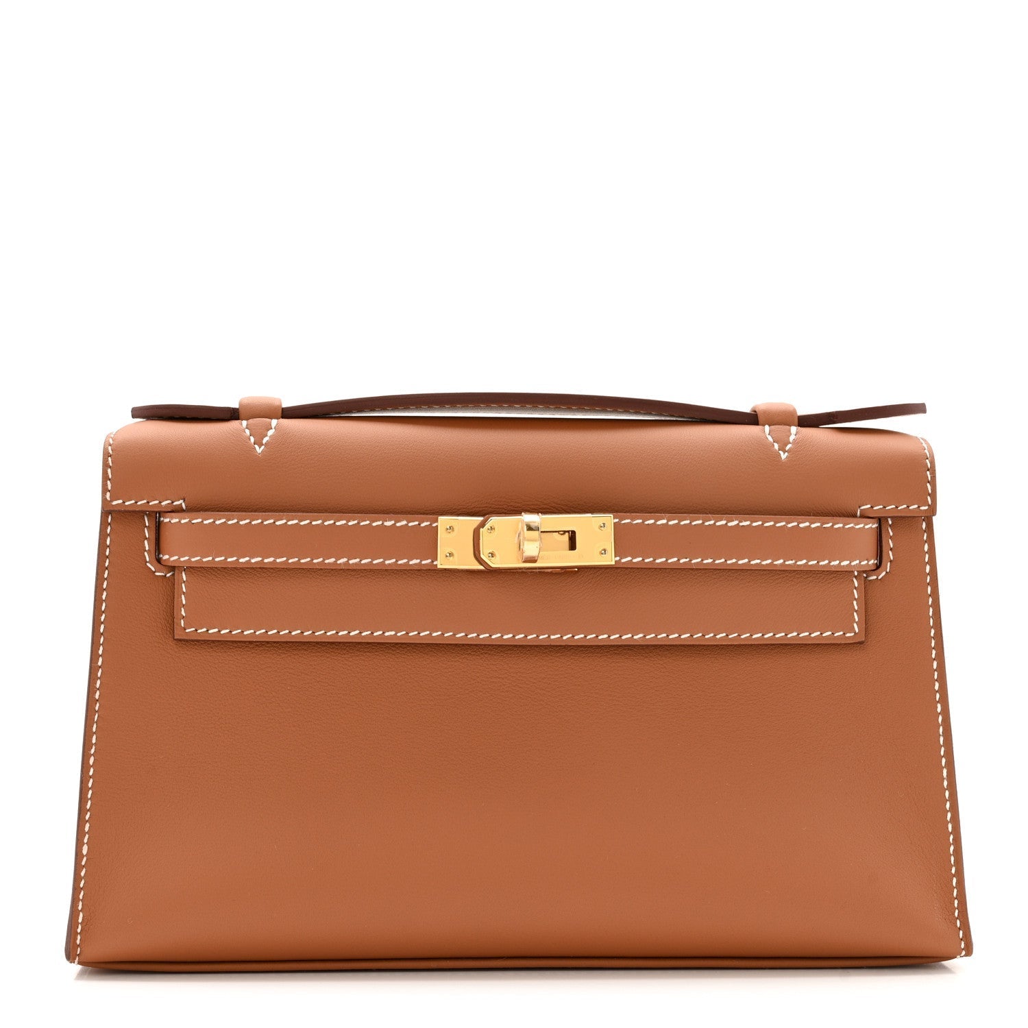 Swift Kelly Pochette Clutch Gold