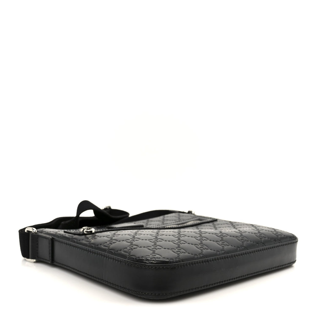 Guccissima Signature Small Messenger Bag Black