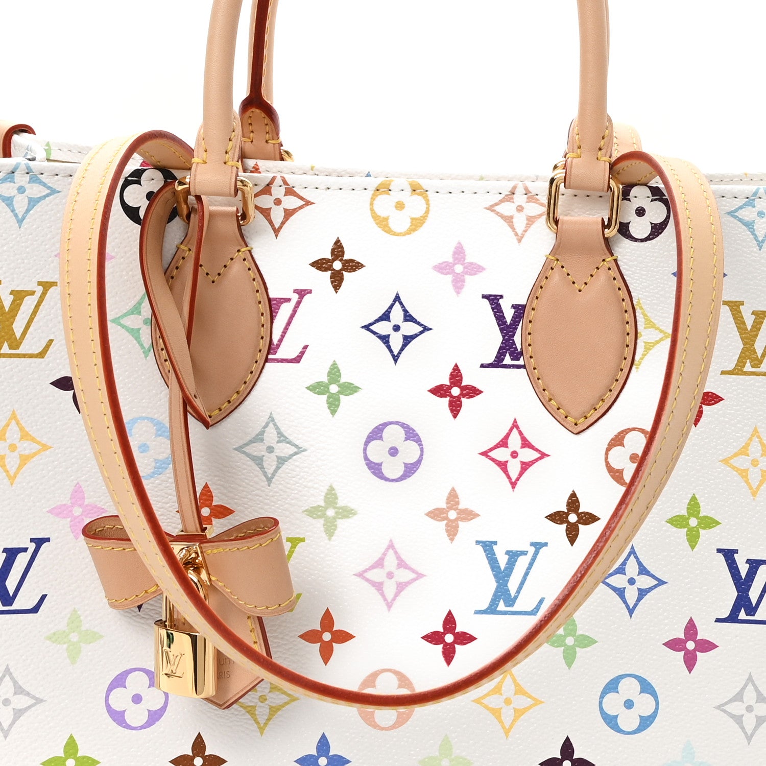 LV X TM Monogram Multicolor Onthego MM White