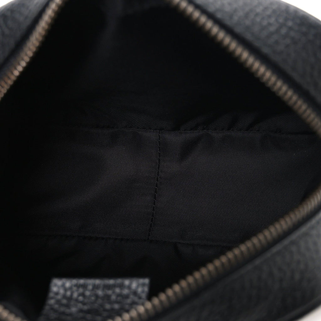 Pebbled Calfskin Mini Soho Disco Bag Black