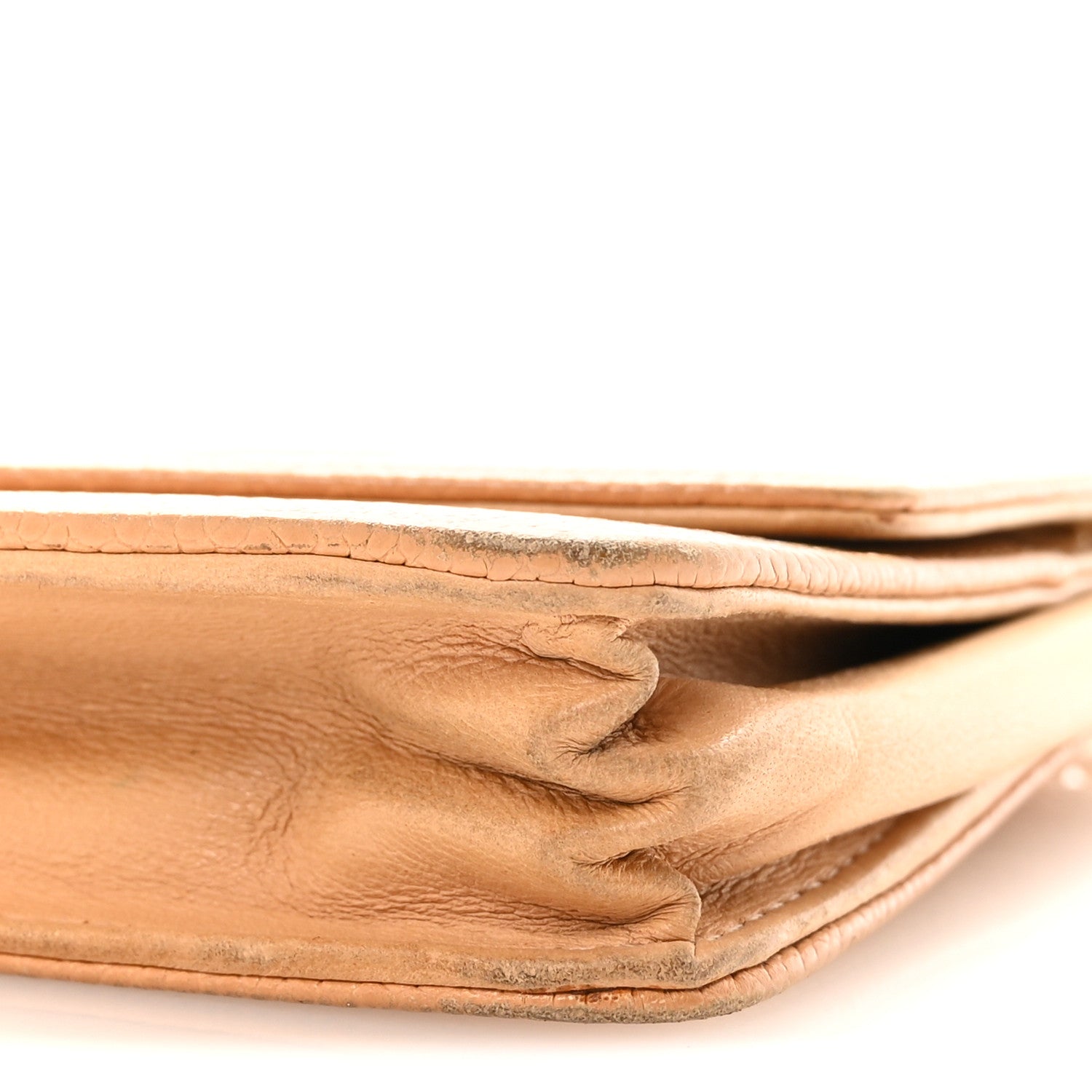 Caviar Timeless CC Wallet on Chain WOC Beige