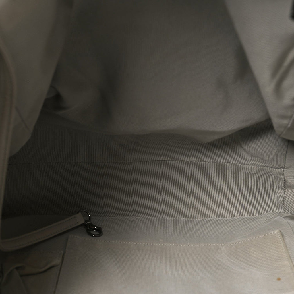 Nylon Quilted 2.55 Reissue Tote White Grey