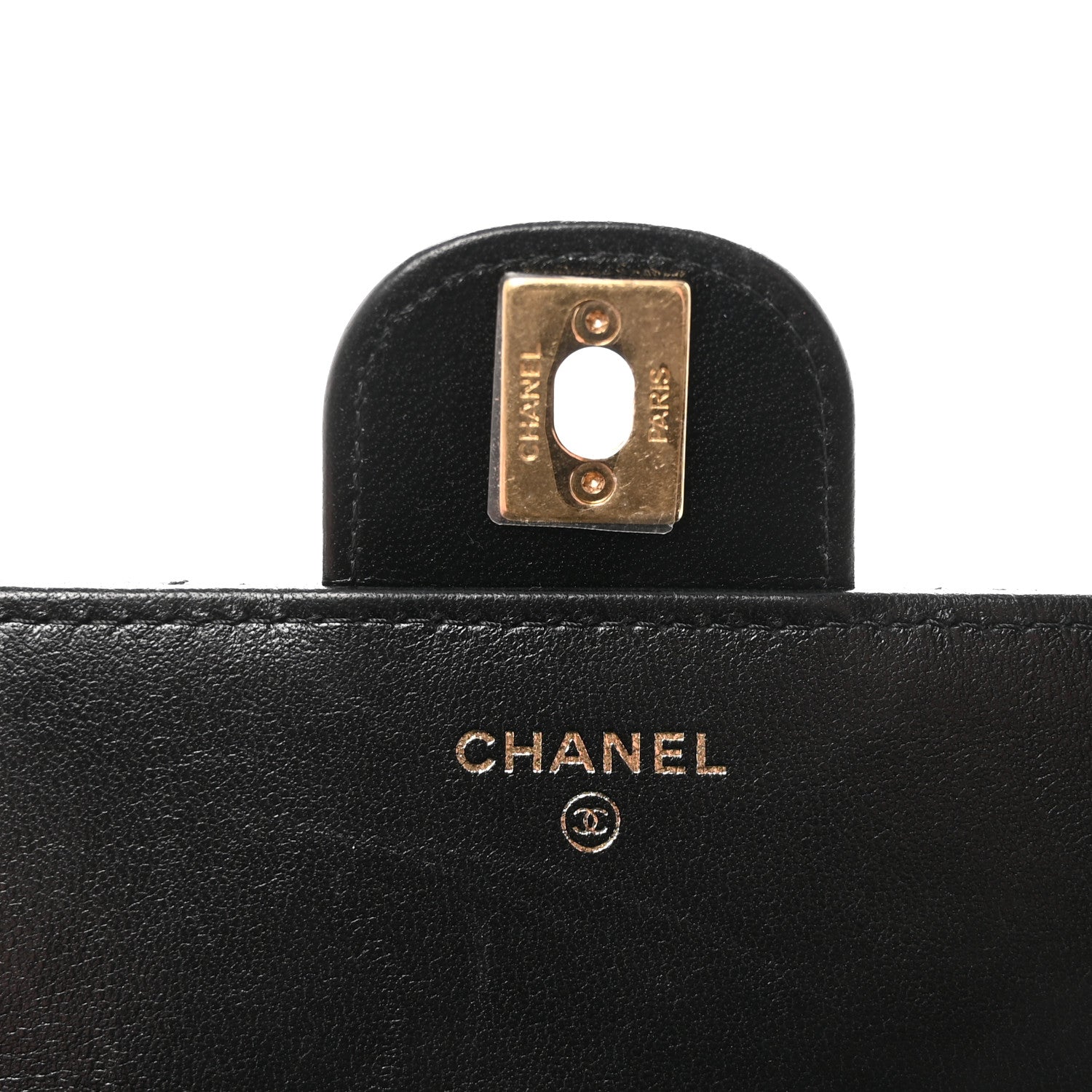 Lambskin Quilted Preppy Satchel Wallet On Chain WOC Black