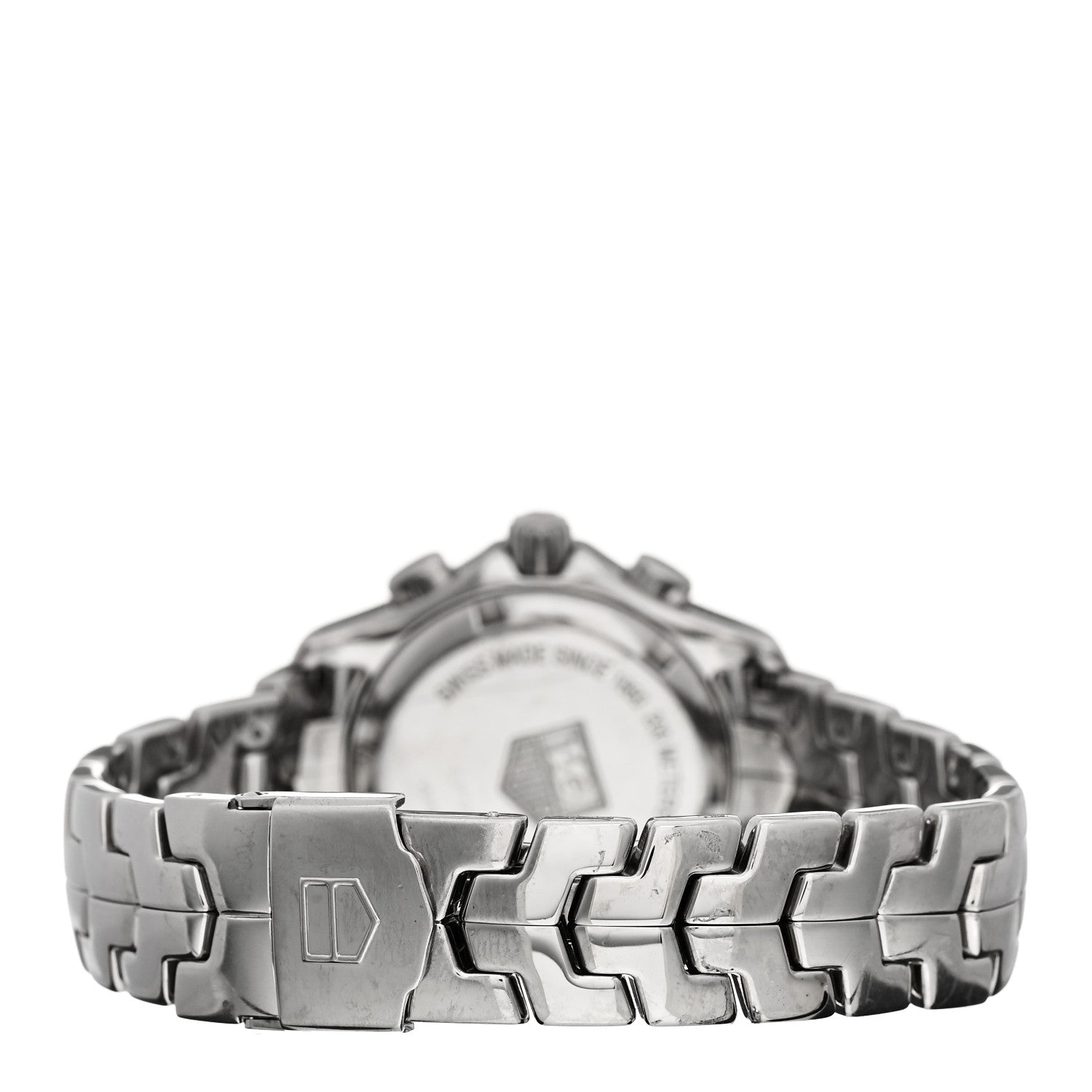 Stainless Steel Diamond Bezel Mother of Pearl 33mm Link Lady Quartz Watch CJF1314
