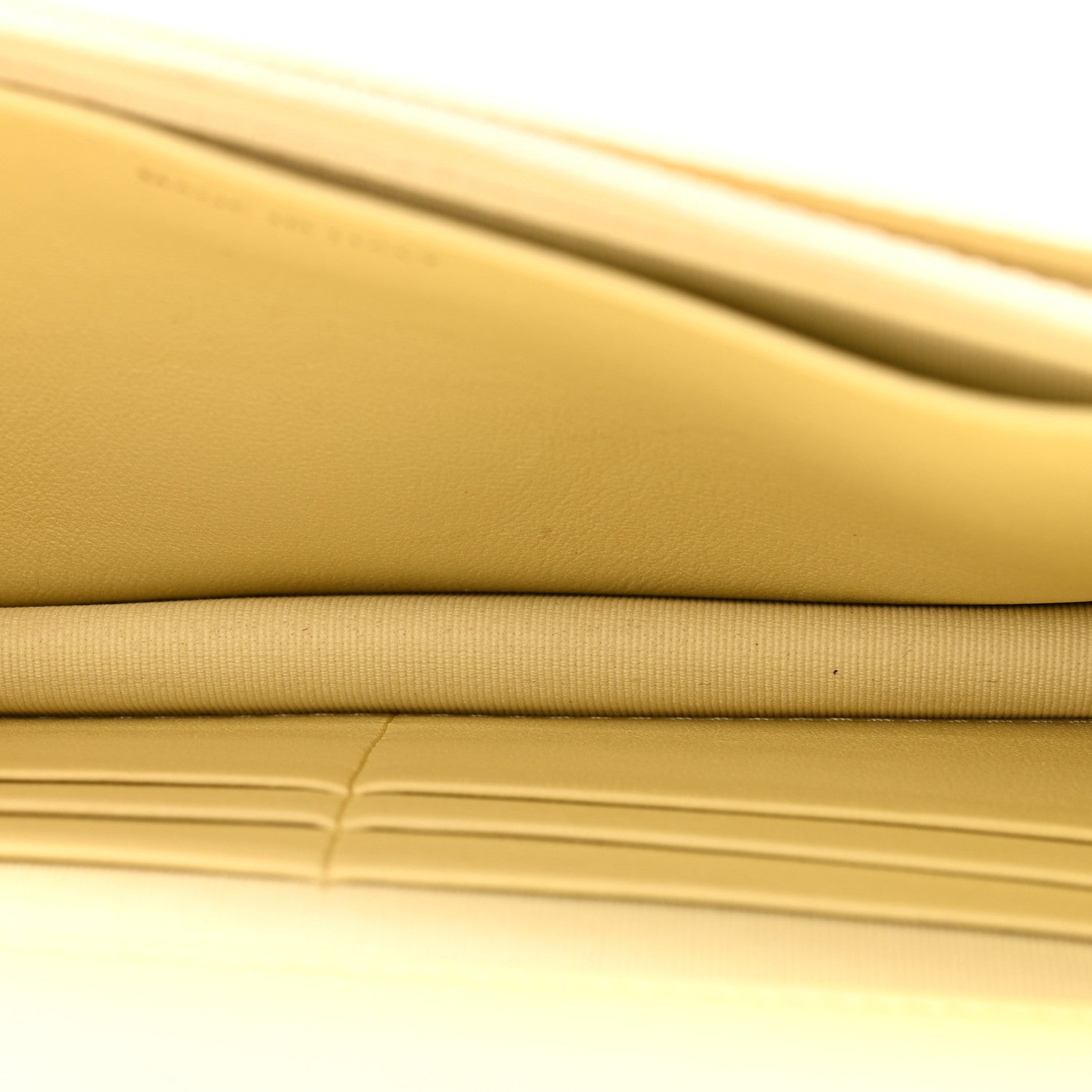Lambskin Quilted Sweet Camellia Wallet on Chain WOC Yellow