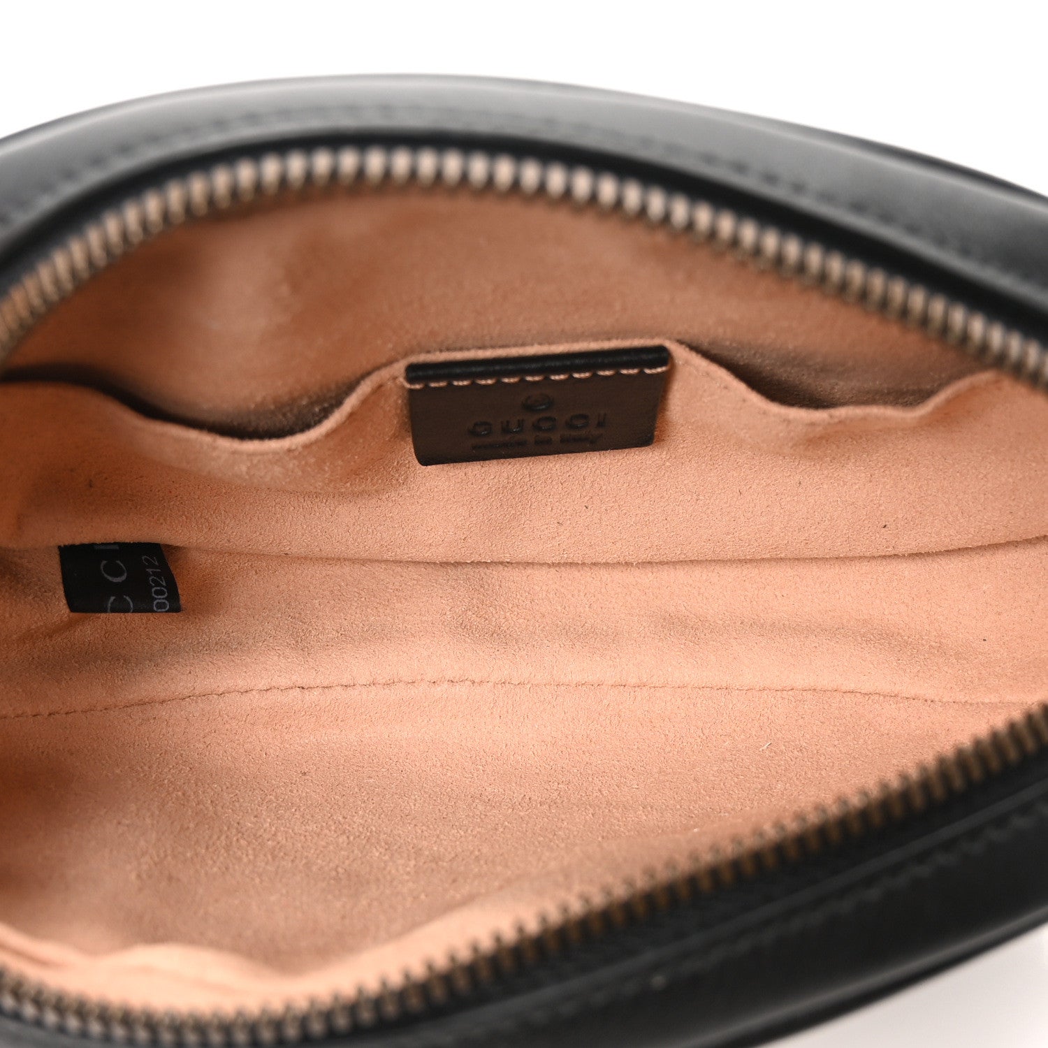 Calfskin Matelasse GG Marmont Belt Bag 95 38 Black