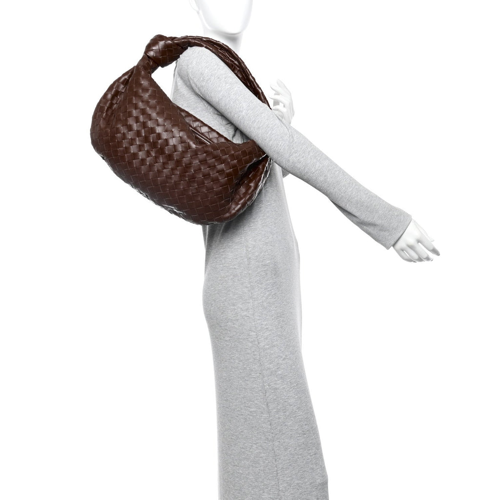 Nappa Intrecciato Small Jodie Sapele