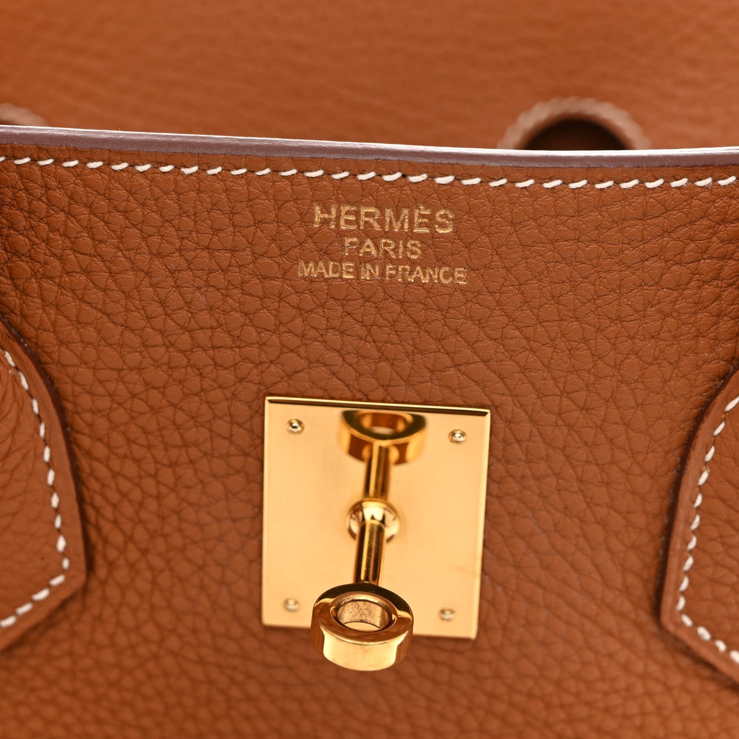 Taurillon Clemence Birkin 35 Gold