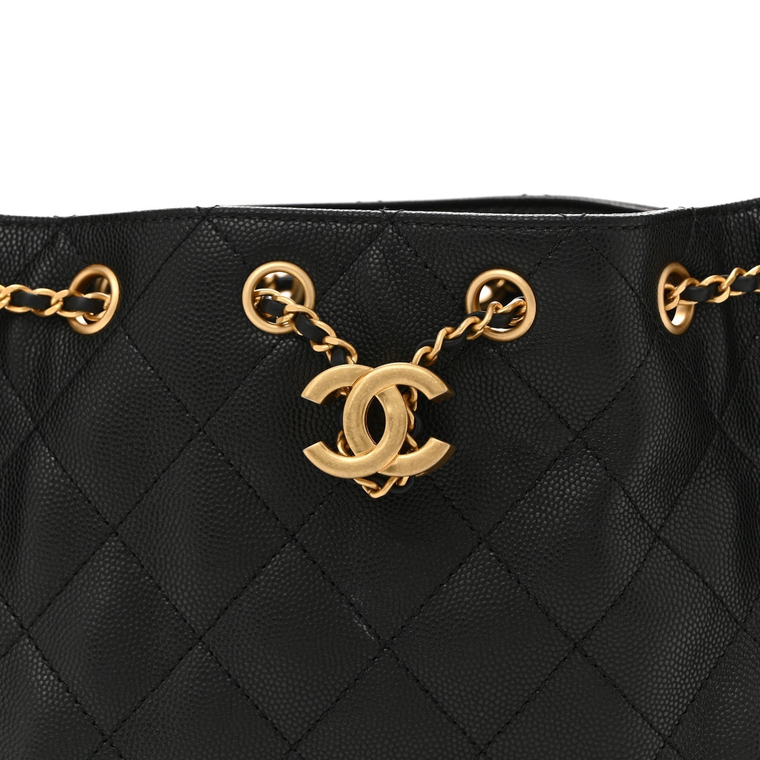 Caviar Quilted Mini Chanel 25 Handbag Black