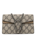 GG Supreme Monogram Super Mini Dionysus Shoulder Bag Taupe