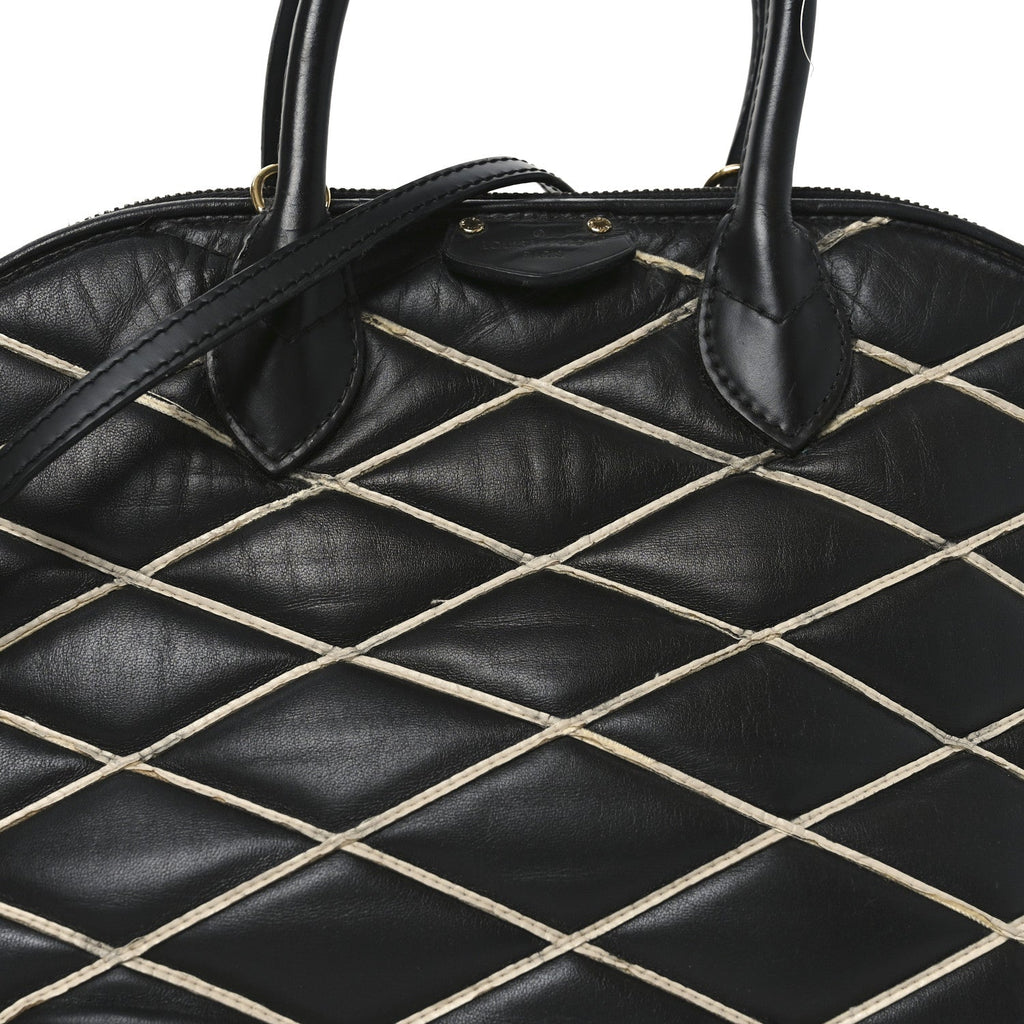 Lambskin Malletage Alma PM Black