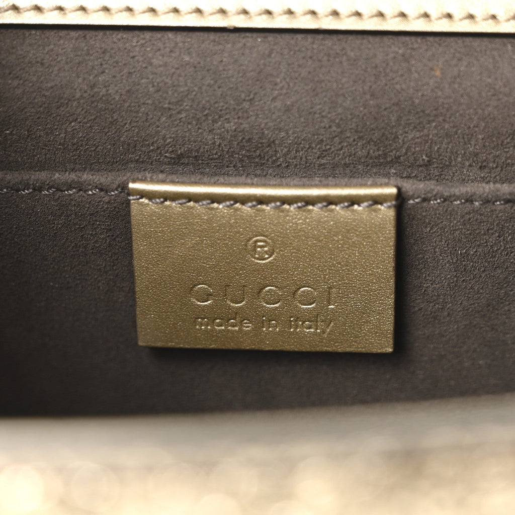 Galassia Small Padlock Shoulder Bag Platino