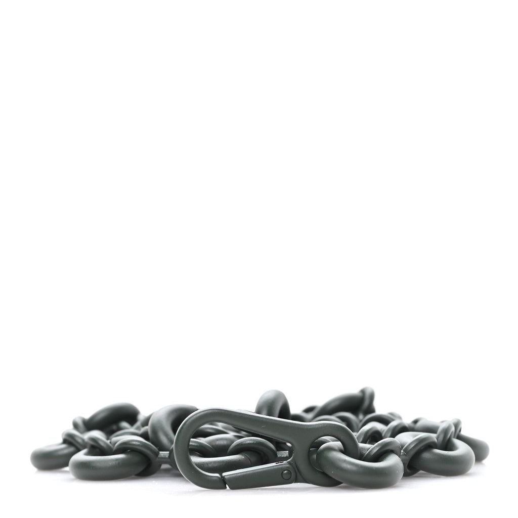 Brass Monochrome Donut Chain Shoulder Strap Olive Green