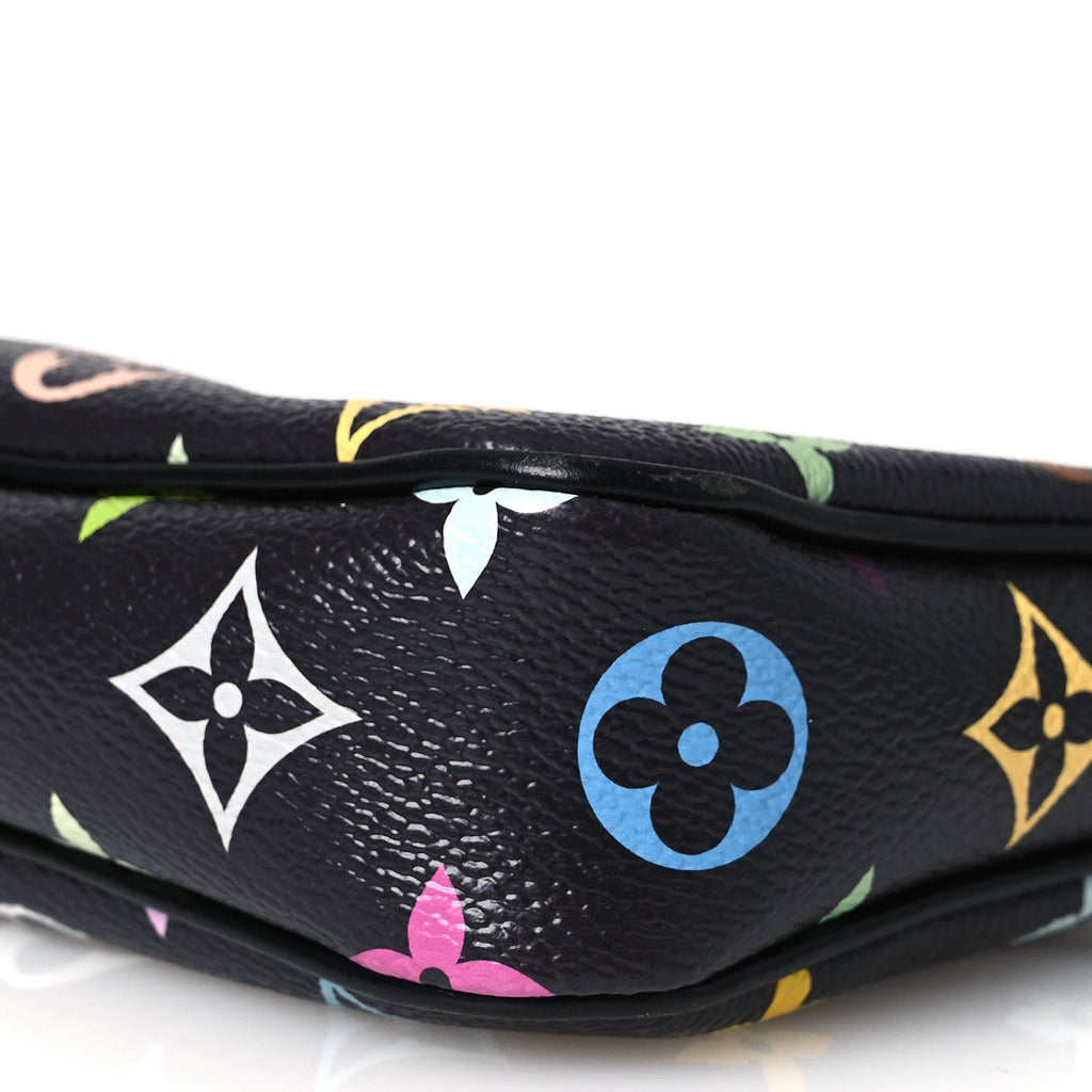 LV X TM Monogram Multicolor Pochette Accessories Black