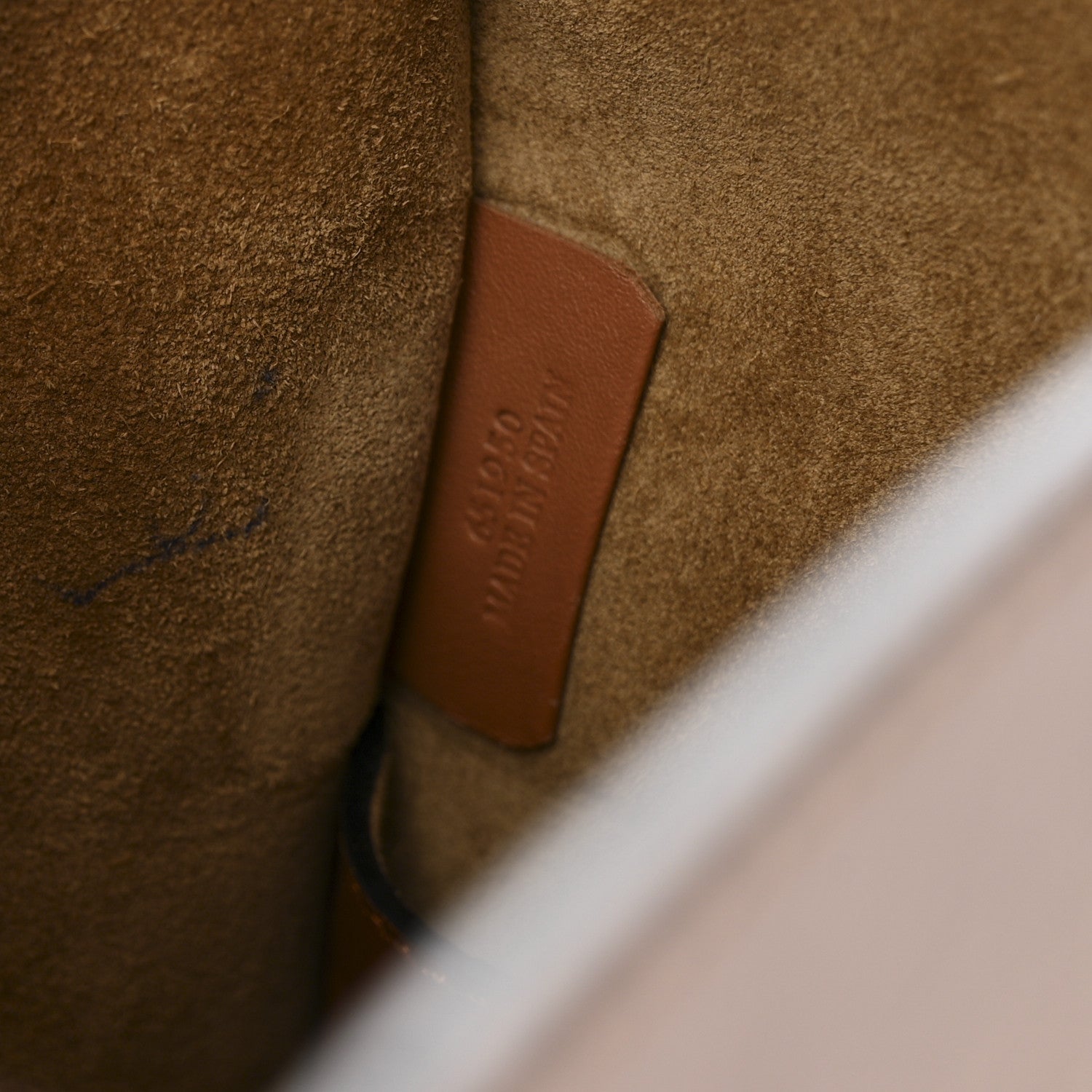 Calfskin Gate Bucket Bag Brown