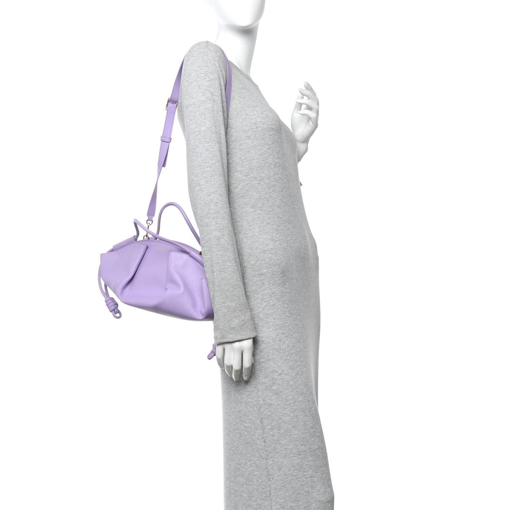 Shiny Nappa Calfskin Paseo Bag Light Mauve