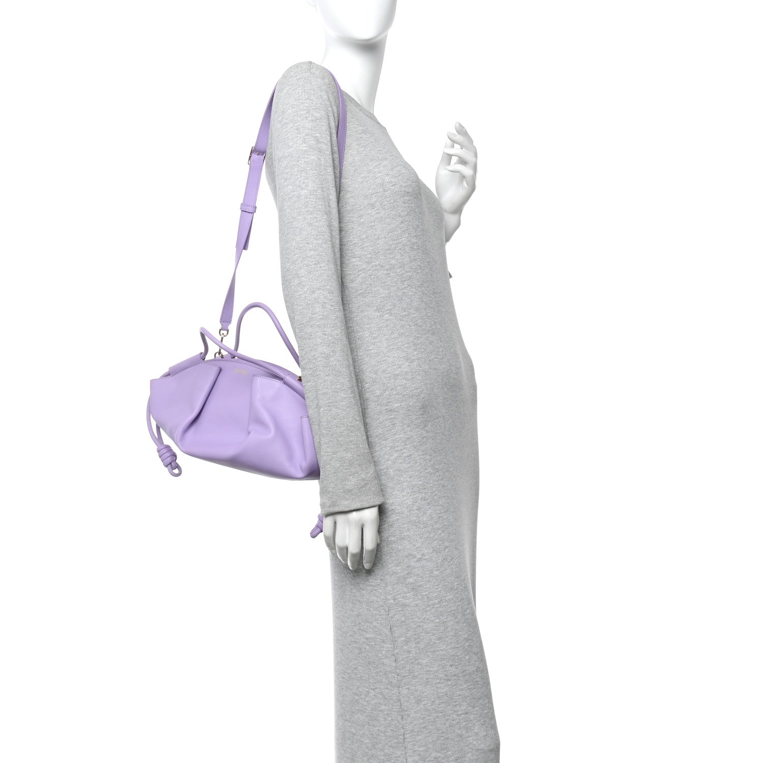 Shiny Nappa Calfskin Paseo Bag Light Mauve