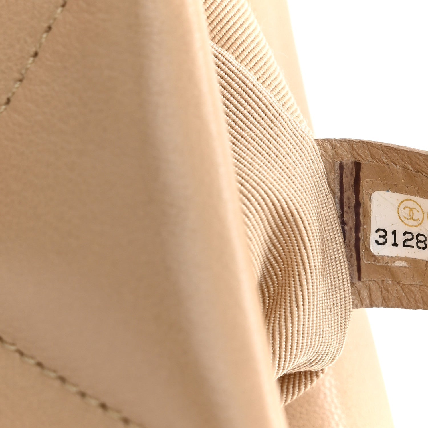 Lambskin Quilted Medium Chanel 19 Flap Dark Beige