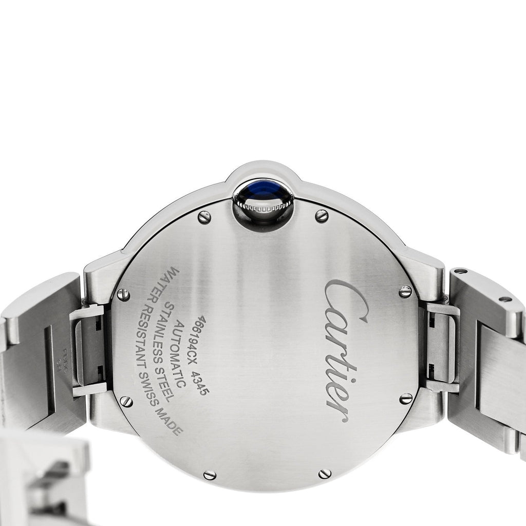 Stainless Steel 40mm Ballon Bleu De Cartier Automatic Watch Blue