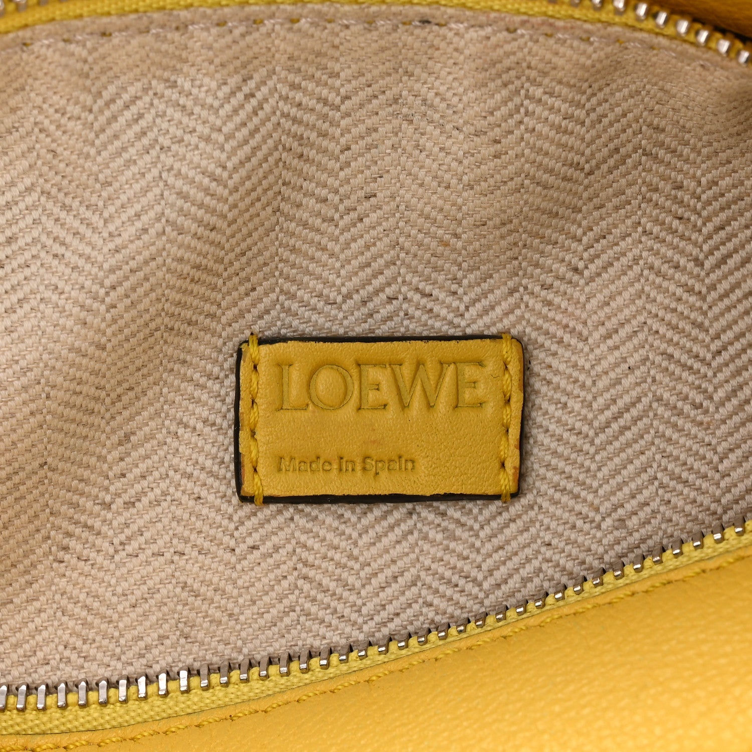 Calfskin Mini Puzzle Bag Yellow