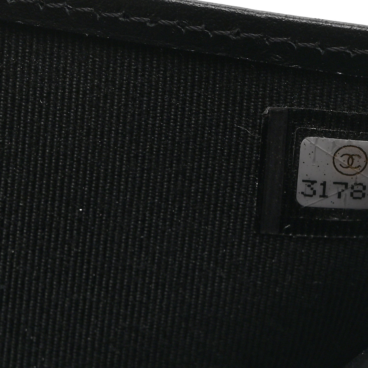 Caviar Quilted Compact Boy Wallet Black