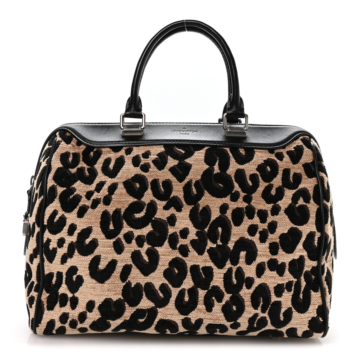 Jacquard Velvet Leopard Print Stephen Sprouse Speedy