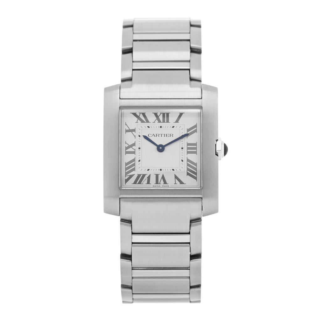 Stainless Steel 27mm Tank Francaise Quartz Watch