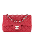 Caviar Quilted Mini Rectangular Flap Pink