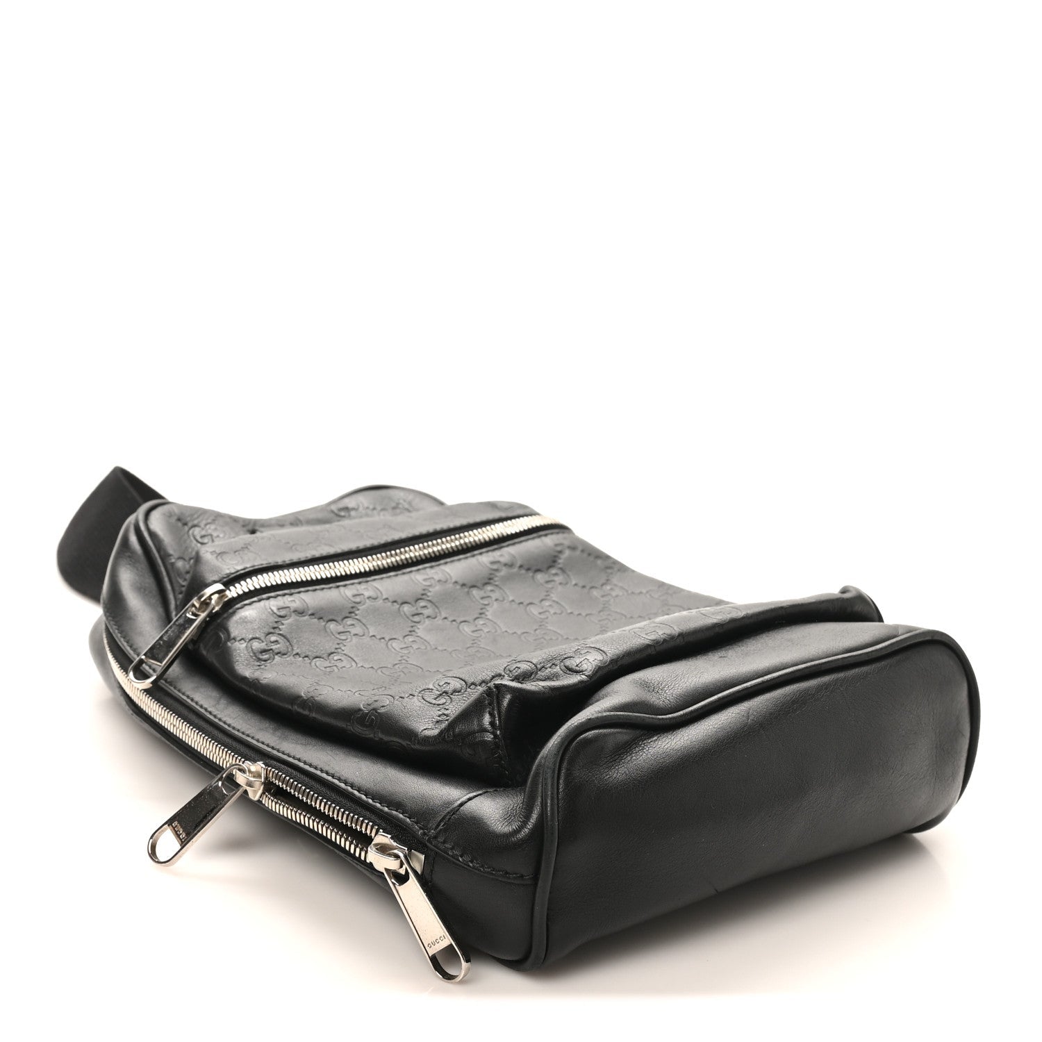 Guccissima Sling Backpack Black