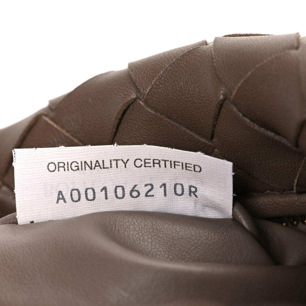 Nappa Intrecciato Mini Jodie Dark Taupe