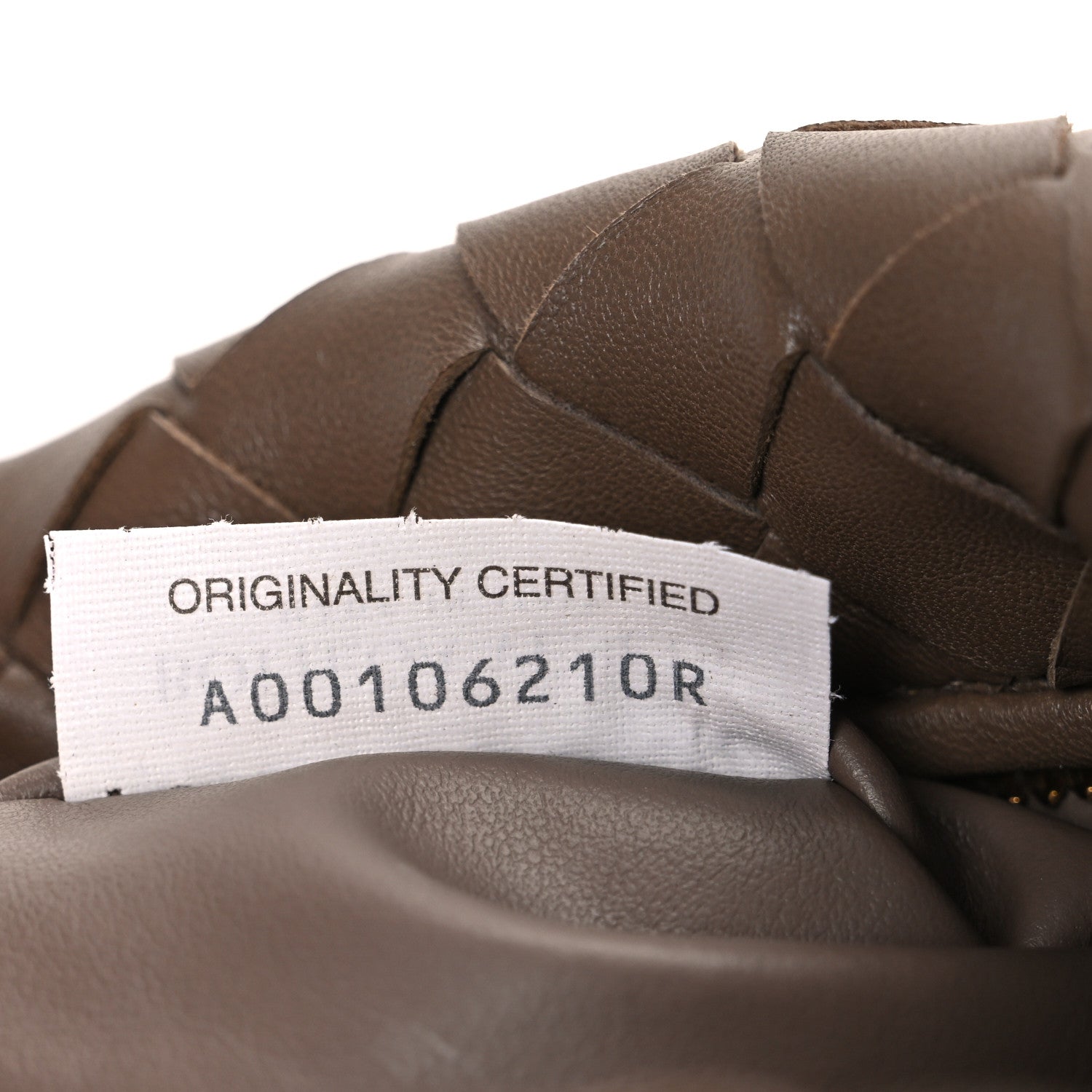 Nappa Intrecciato Mini Jodie Dark Taupe