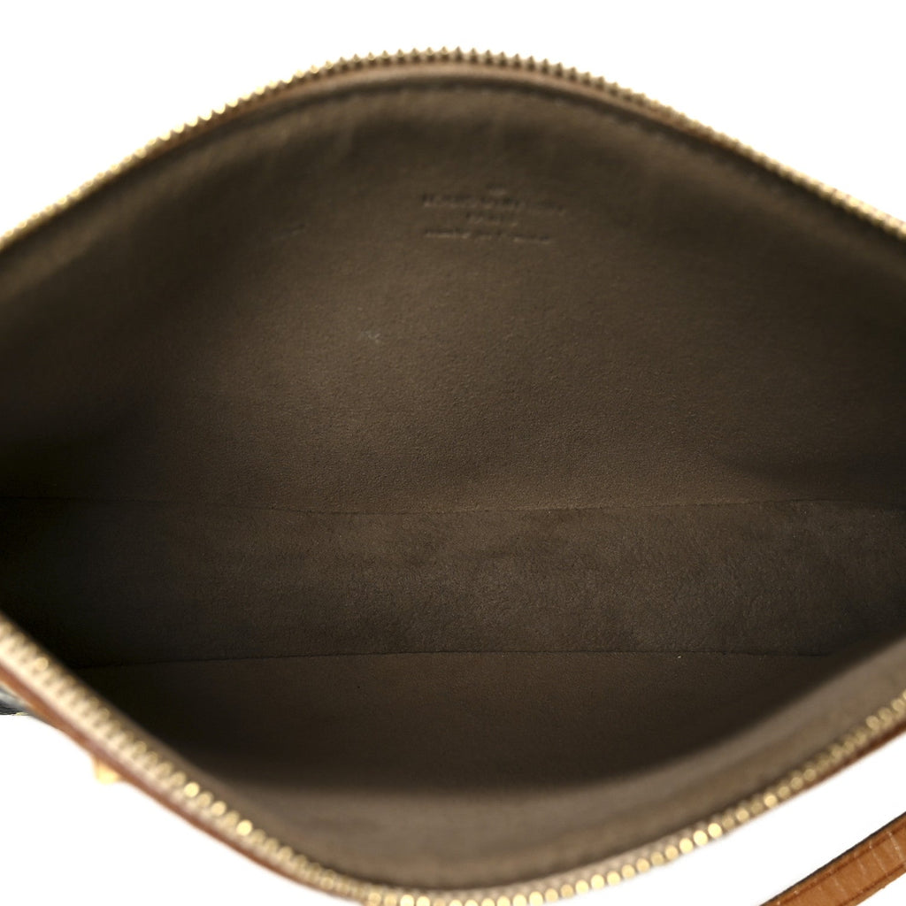Monogram Multicolor Pochette Accessories Black