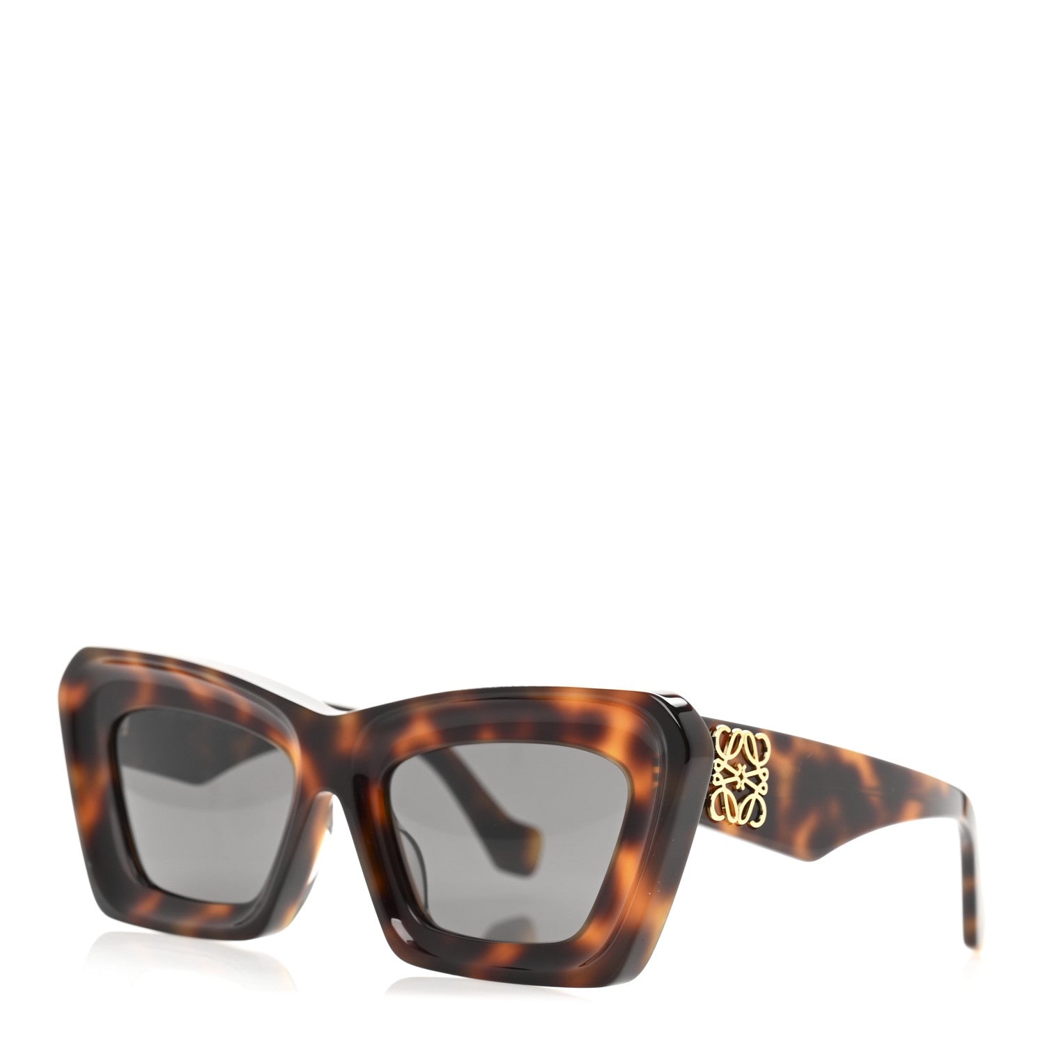 Acetate Anagram Cat Eye Sunglasses LW40145F Havana
