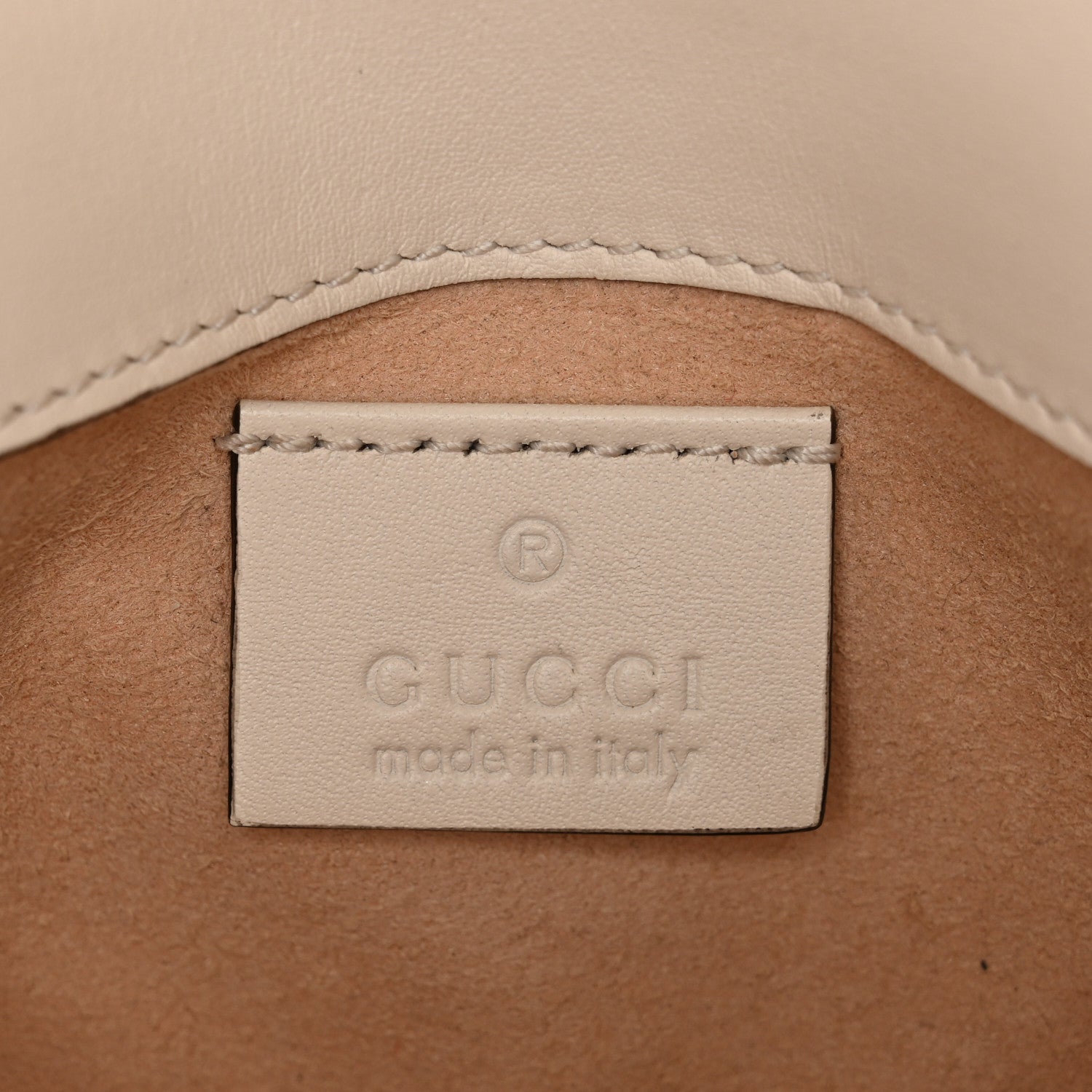 Calfskin Matelasse Super Mini GG Marmont Shoulder Bag White