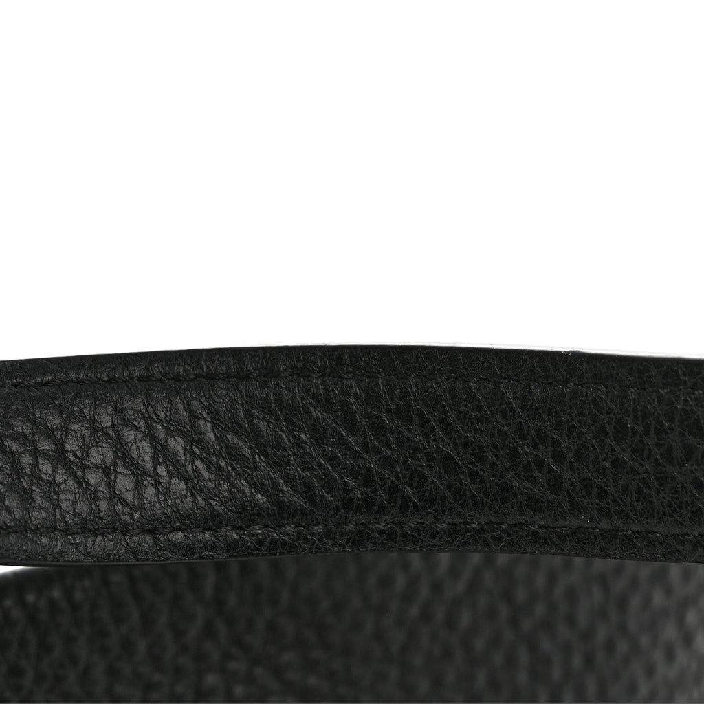 Grained Calfskin Medium N/S Park Tote Black