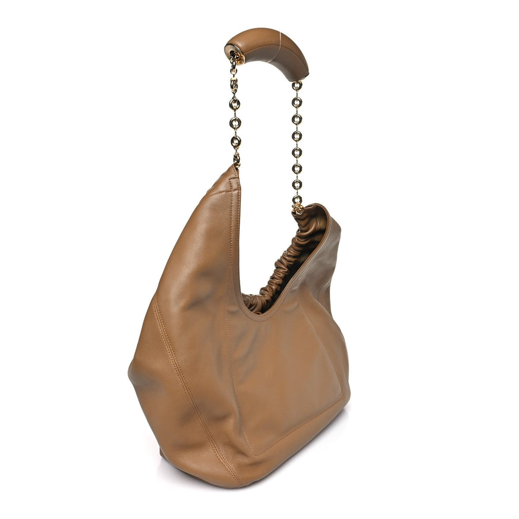 Mellow Nappa Small Squeeze Bag Oak