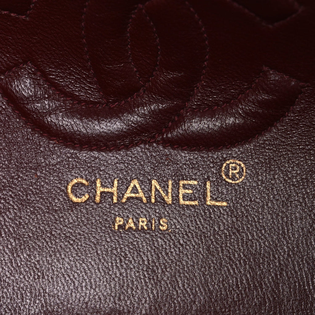 Lambskin Quilted Small Double Flap Black