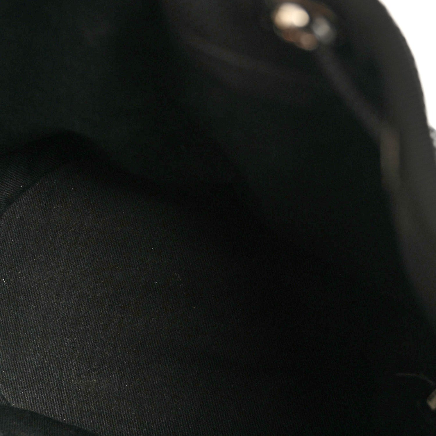 Canvas Deauville Drawstring Bucket Bag Black
