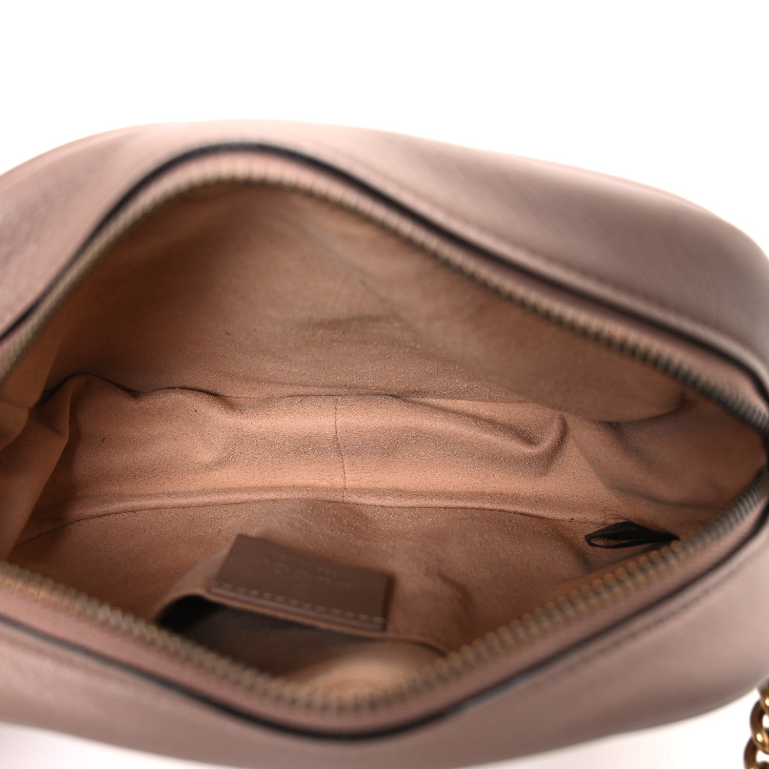 Calfskin Matelasse Mini GG Marmont Chain Shoulder Bag Porcelain Rose