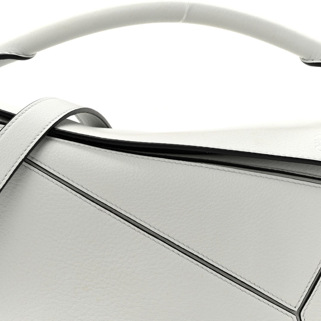 Calfskin Small Puzzle Bag Kaolin