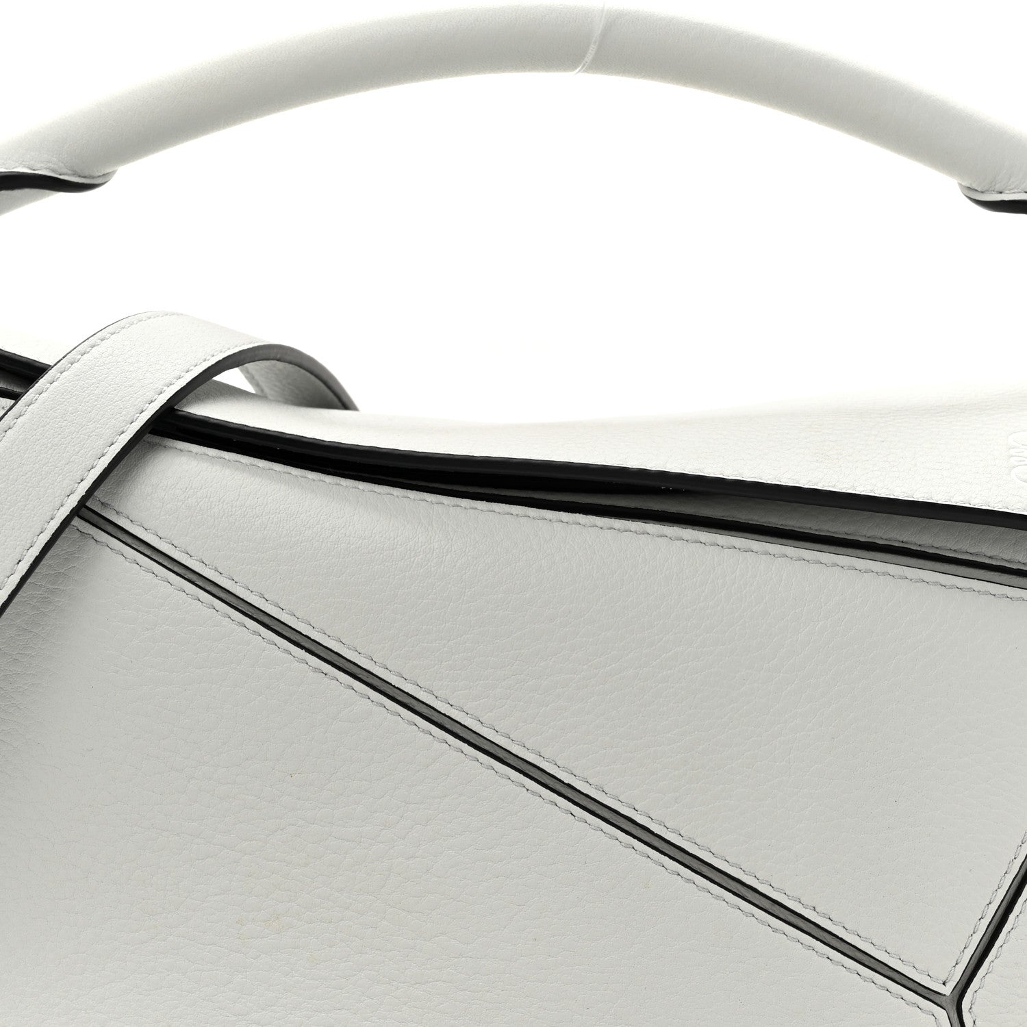 Calfskin Small Puzzle Bag Kaolin