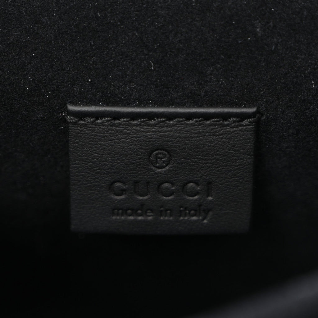 GG Supreme Monogram Mini Dionysus Shoulder Bag Black