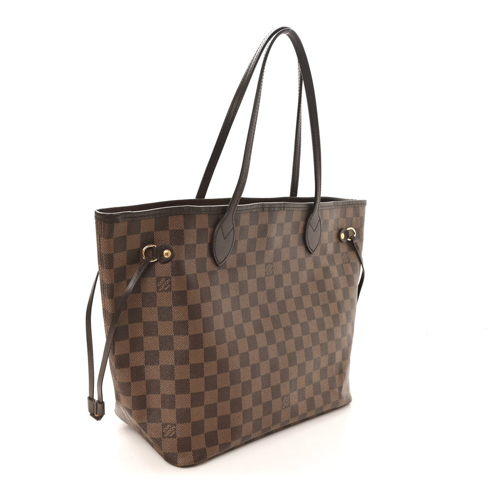 Damier Ebene Neo Neverfull MM Rose Ballerine
