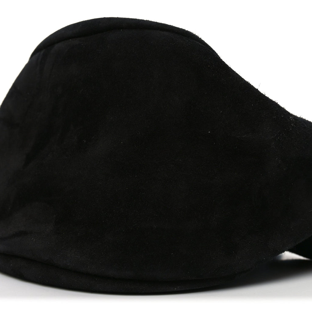 Suede Small Slouchy Banana Bag Black