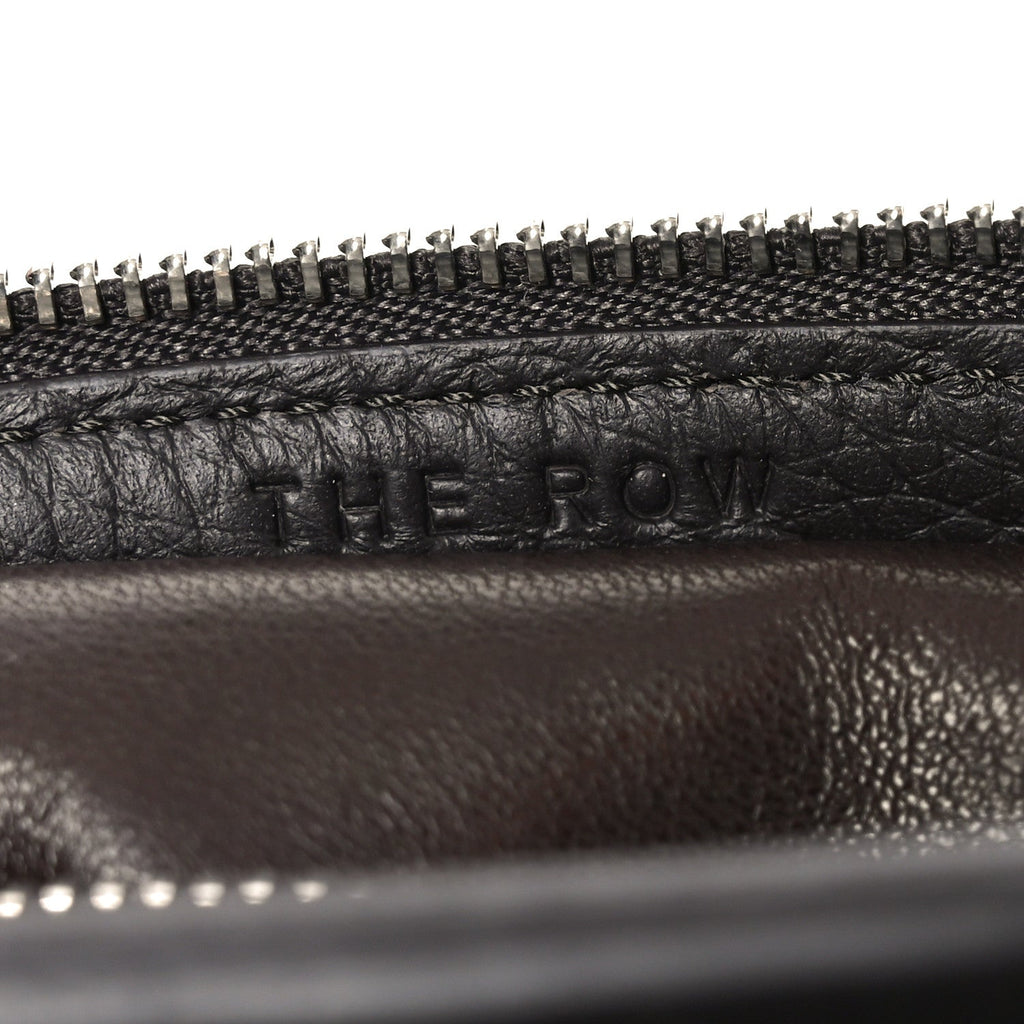 Grained Calfskin Small Slouchy Banana Bag Dark Brown
