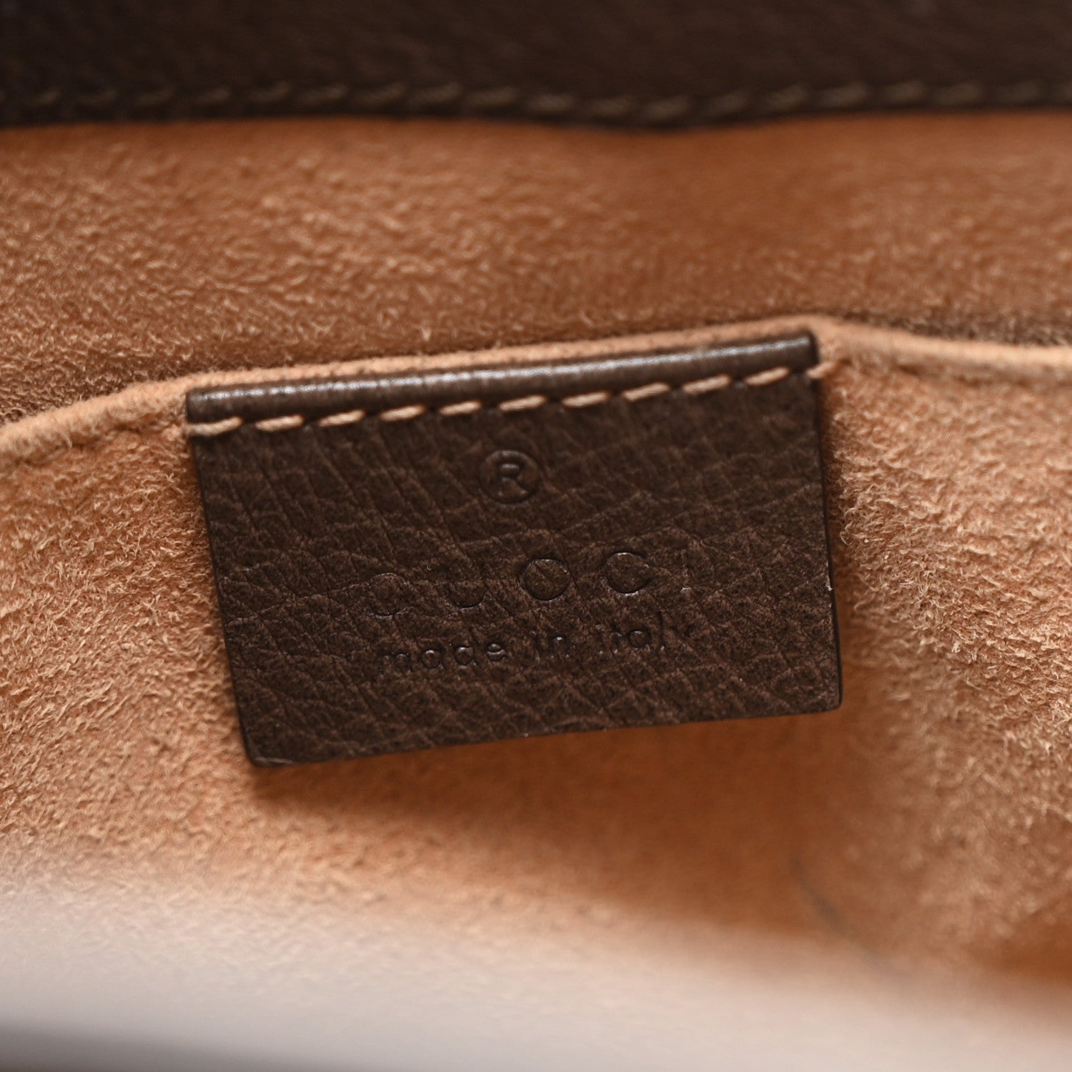 GG Supreme Monogram Web Small Ophidia Bucket Bag Brown