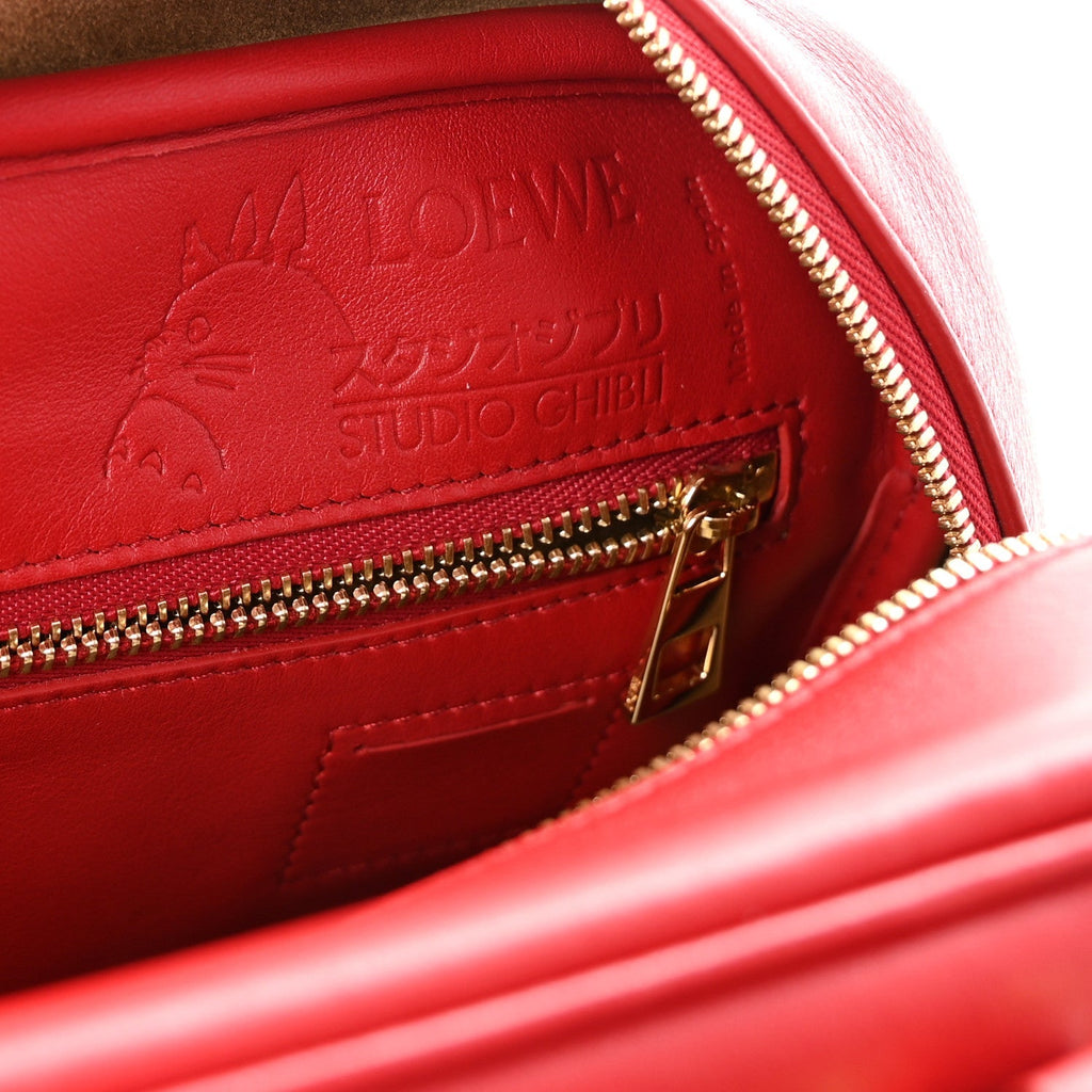 X SPIRITED AWAY Calfskin Bo Mouse Amazona 19 Red