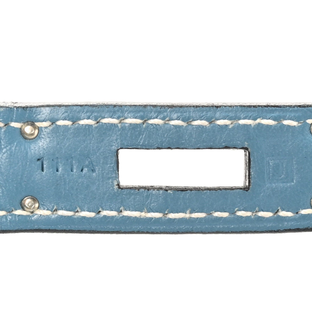 Taurillon Clemence Birkin 35 Blue Jean