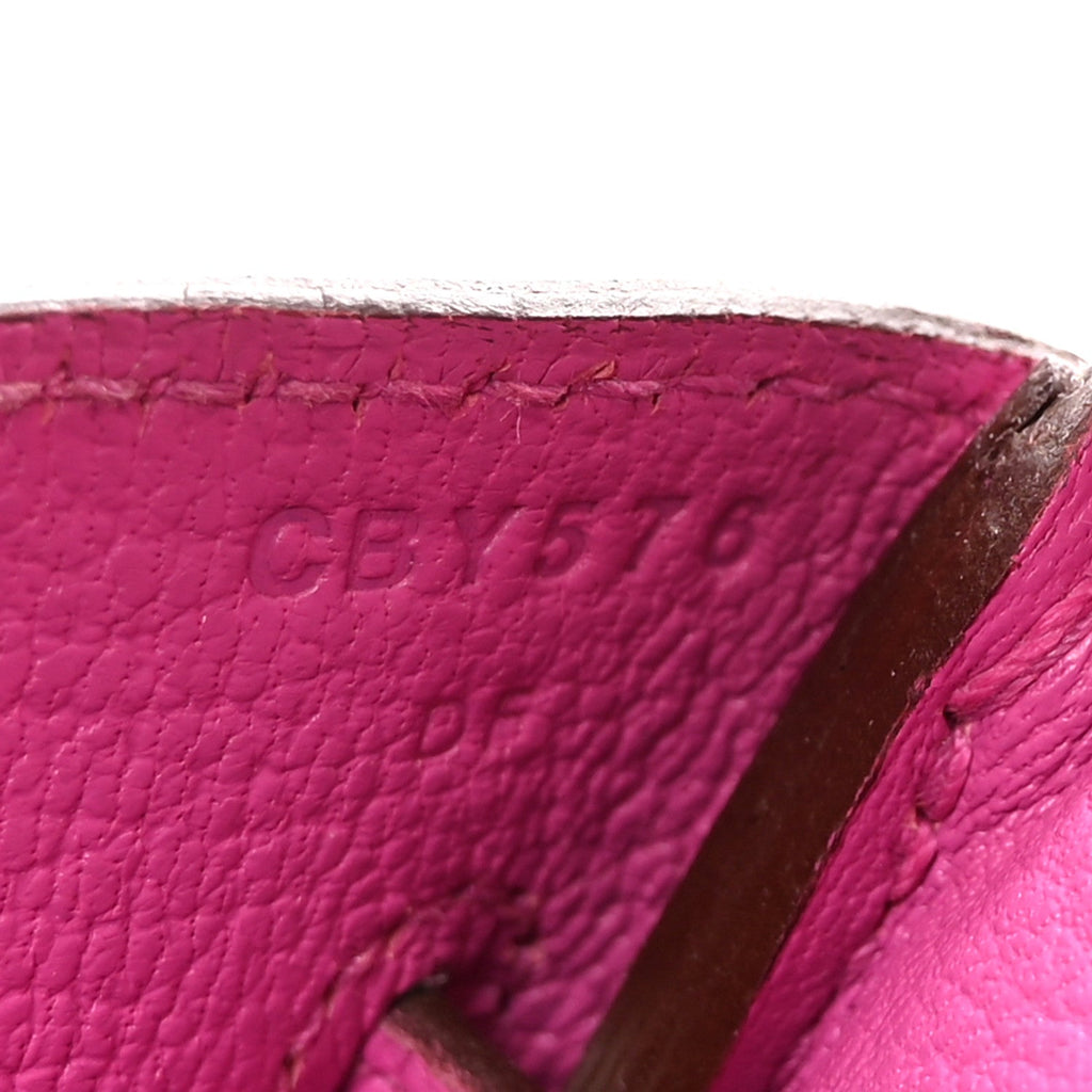Taurillon Clemence Birkin 30 Magnolia